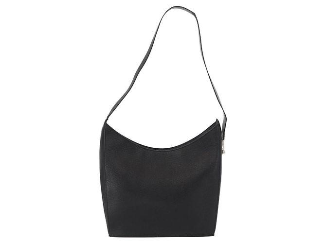 Bolso de Hombro Vintage Loewe de Cuero Negro - vista 2