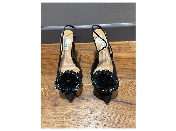 Aquazzura Camoscio Nero 40 - vista 7