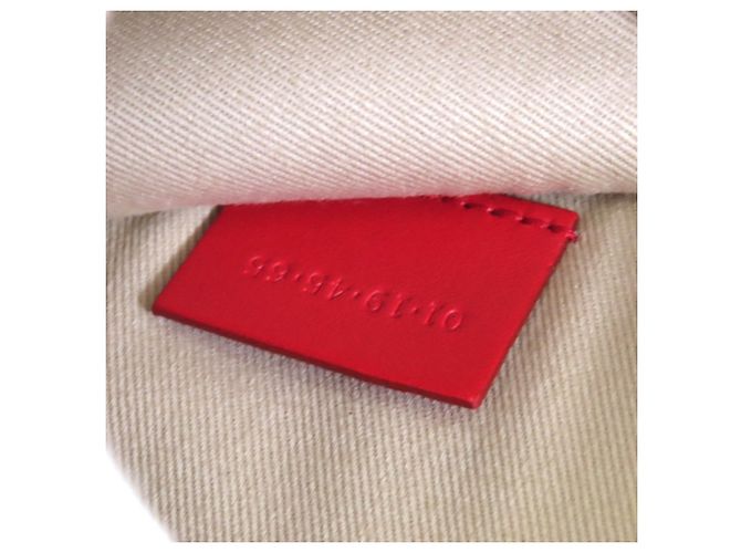 Borsa a Spalla in Pelle Suede Chloé C Logo Rosso - vista 14