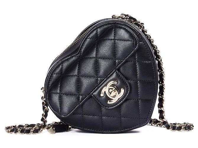 Timeless Chanel Cuore Mini Senza Tempo Nero - vista 15