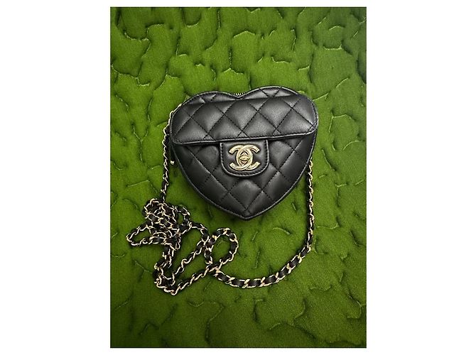 Timeless Chanel Cuore Mini Senza Tempo Nero - vista 2