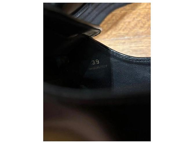 Prada Cioccolato Pelle Nera 39 Nero - vista 6