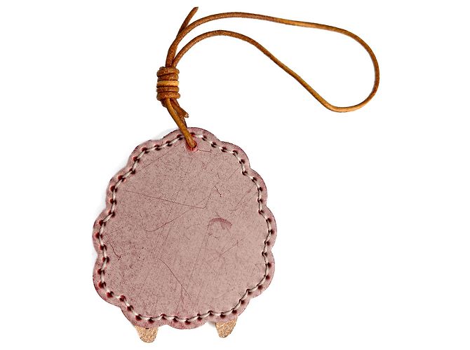 Autre Marque Charm aus Leder Schaf mehrfarbig Blau - Ansicht 10