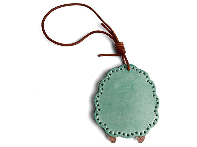 Autre Marque Charm aus Leder Schaf mehrfarbig Blau - Ansicht 15