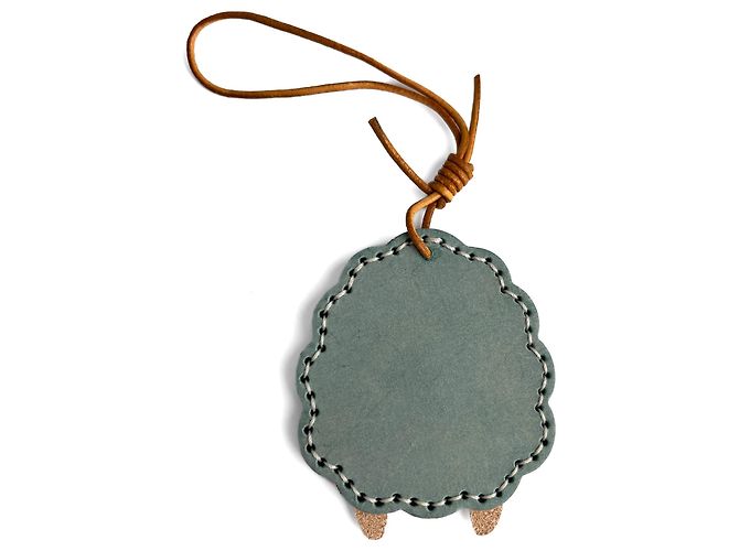 Autre Marque Charm aus Leder Schaf mehrfarbig Blau - Ansicht 5