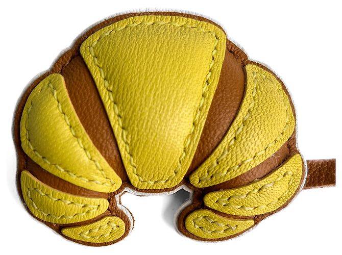 Autre Marque Charm Leather Croissant Multicolor Pink - view 10