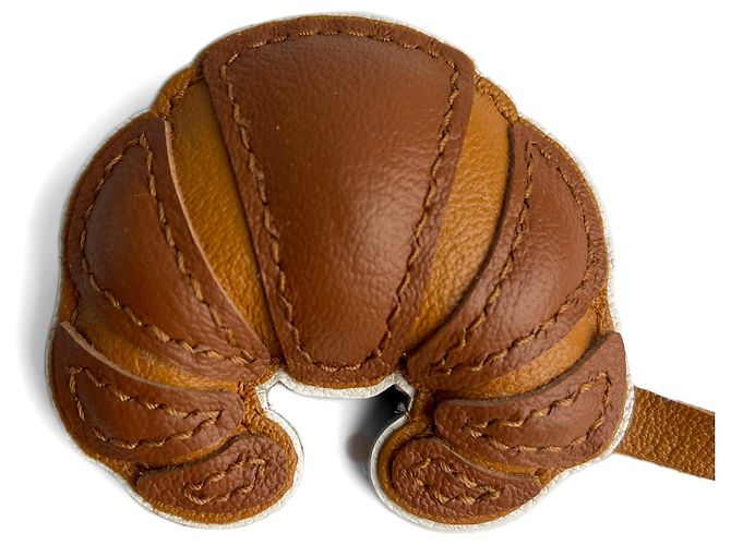 Autre Marque Charm Leather Croissant Multicolor Pink - view 11