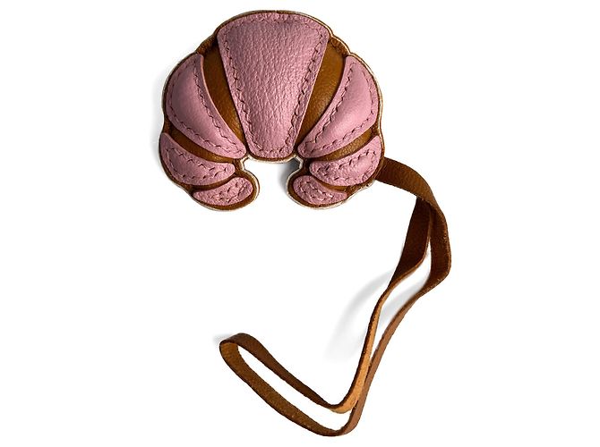 Autre Marque Charm Leather Croissant Multicolor Pink - view 4