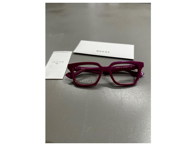 neue Gucci GG1728O Brille Pink Rot - Ansicht 4