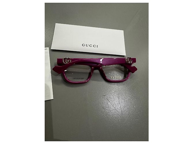 neue Gucci GG1728O Brille Pink Rot - Ansicht 5