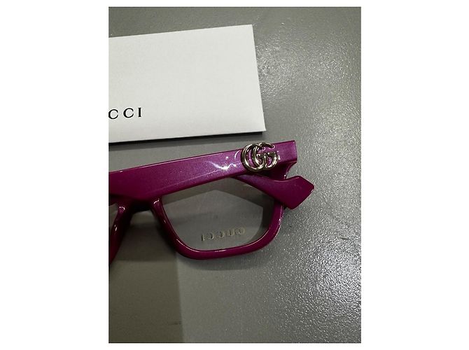 neue Gucci GG1728O Brille Pink Rot - Ansicht 6