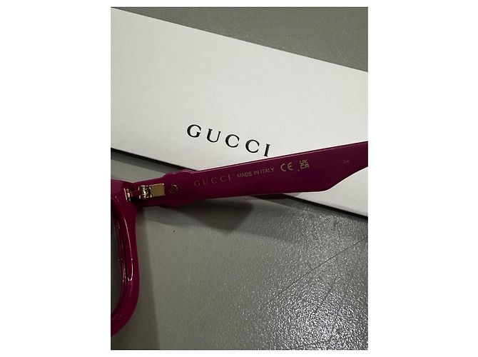 neue Gucci GG1728O Brille Pink Rot - Ansicht 7