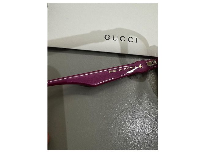 neue Gucci GG1728O Brille Pink Rot - Ansicht 8