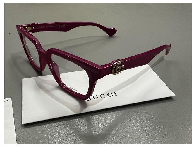 neue Gucci GG1728O Brille Pink Rot - Ansicht 9
