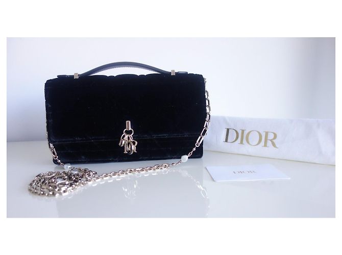 Borsa My Dior Velluto Nero 2025 - vista 3