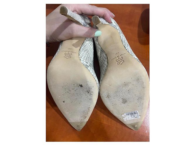 Kurt Geiger Pumps aus Schlangenleder Beige 9 cm Absatz - Ansicht 3