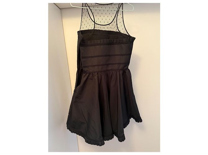 Valentino Garavani Mini Kleid Schwarz Polyester - Ansicht 2