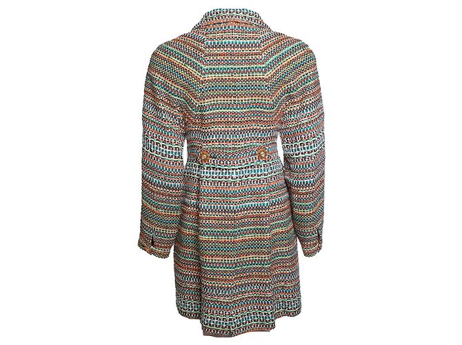 Casaco de tweed duplo abotoado Chanel, Paris Seul Multicor - vista 3