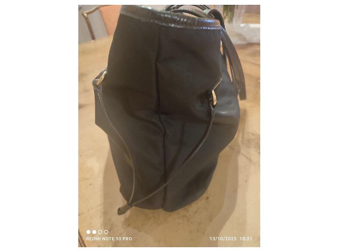 Borsa tote Prada in nylon nero - vista 3
