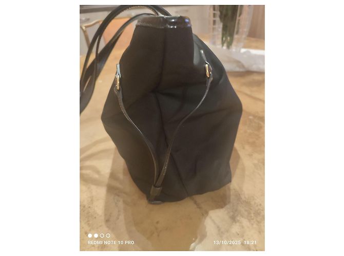 Borsa tote Prada in nylon nero - vista 4