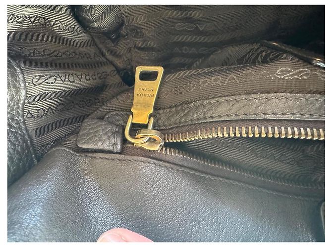 Borsa tote Prada nera in poliammide Nero - vista 12