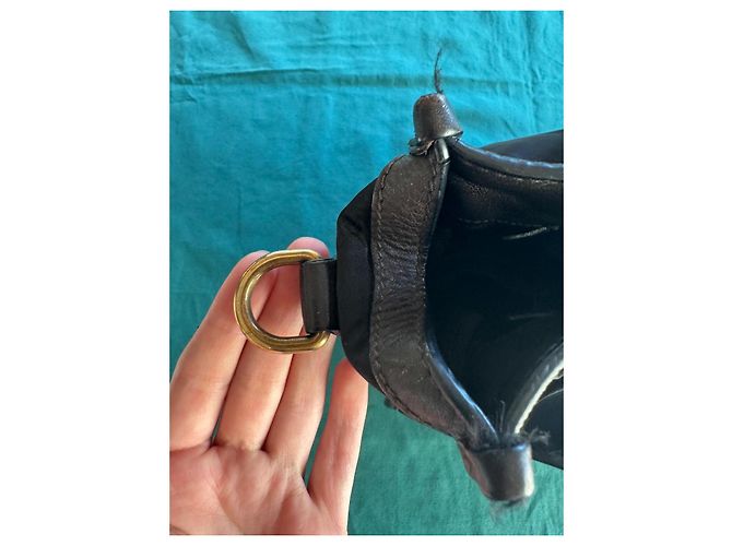 Borsa tote Prada nera in poliammide Nero - vista 6