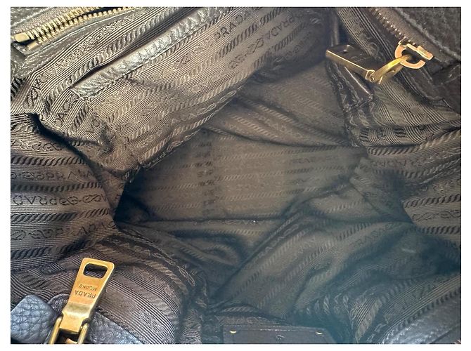 Borsa tote Prada nera in poliammide Nero - vista 9