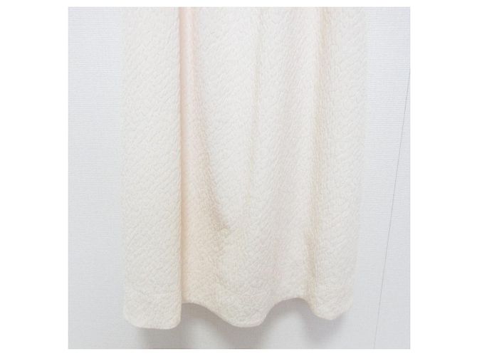 Autre Marque Vestido Camisón de Jacquard United Arrows Beige Crudo - vista 5