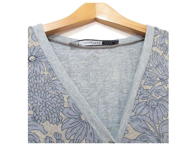 Max Mara CARDIGAN LARGO SPORTMAX Gris - vista 4