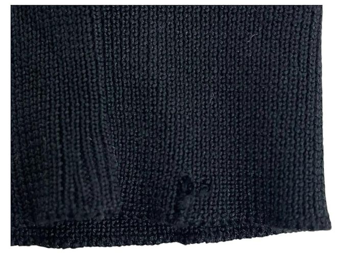 Autre Marque Daisy Lin para Foxey 100% Seda Tejida Negro Blanco roto - vista 8