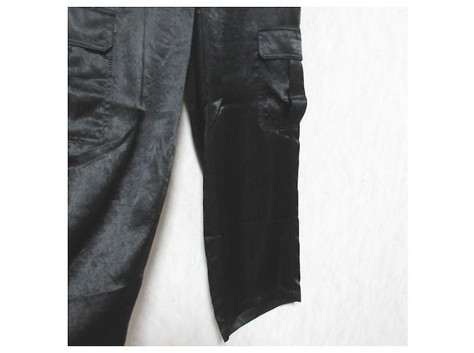Theory CRUSHED ACETATE Satin Pants - view 3