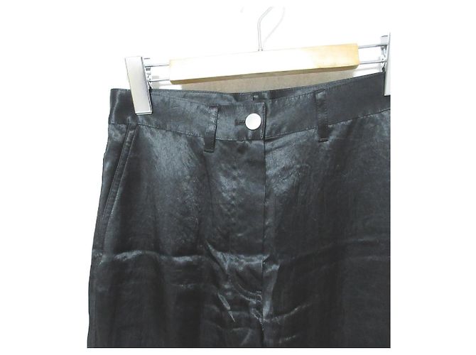 Theory CRUSHED ACETATE Satin Pants - view 4