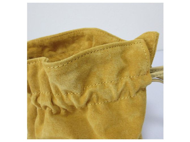 Autre Marque Borsa in Camoscio Manimaris Giallo - vista 9