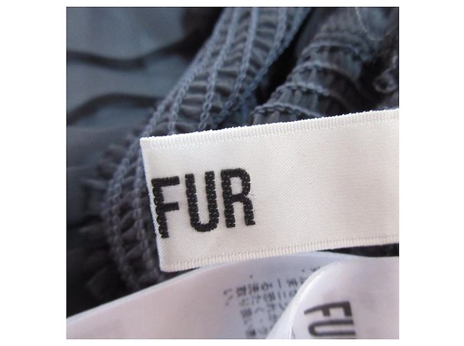 Autre Marque Abito con pieghe smock FURFUR Grigio - vista 10