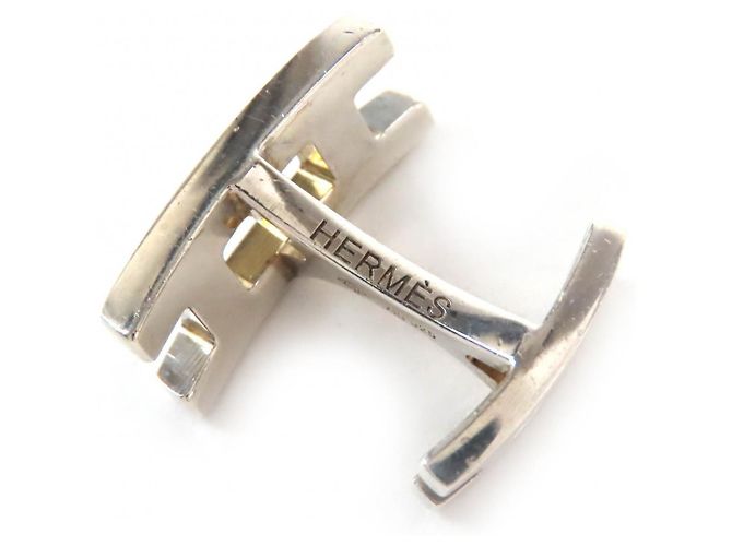 Hermès HERMES H Logo Cufflinks - view 5