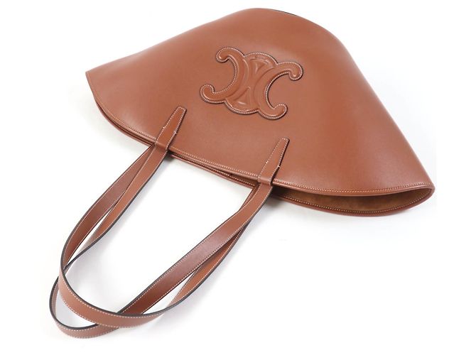Céline Borsa Tote Media Celine Cuir Triomphe Coufun - vista 5