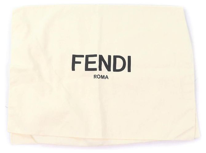Fendi FXT252 Kaschmir-Mischung Zucca-Print Schal Braun Schwarz - Ansicht 10