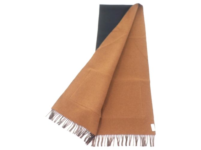 Fendi FXT252 Kaschmir-Mischung Zucca-Print Schal Braun Schwarz - Ansicht 2