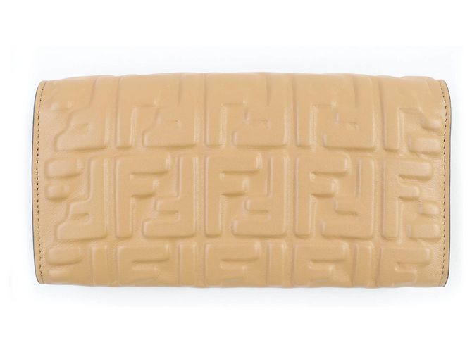 Fendi Baguette Continental Lange Geldbörse Braun - Ansicht 3