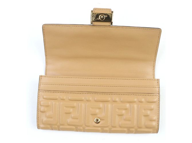 Fendi Baguette Continental Lange Geldbörse Braun - Ansicht 6