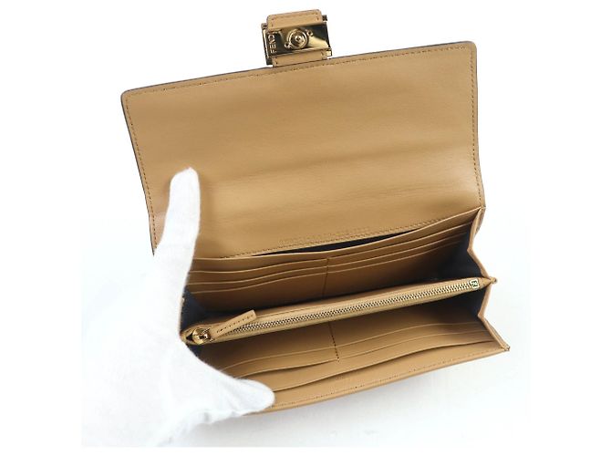 Fendi Baguette Continental Lange Geldbörse Braun - Ansicht 7