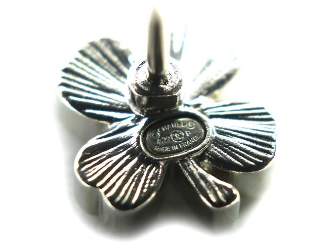 Set di spille a forma di quadrifoglio Chanel Argento - vista 12