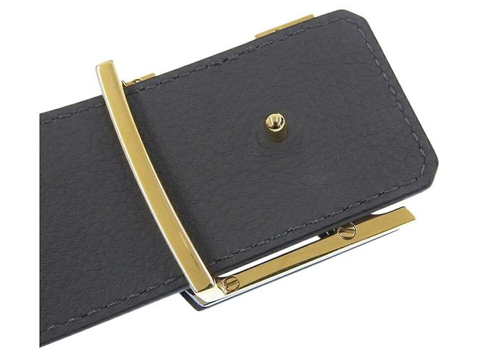 Louis Vuitton LV Optic Reversible Belt Black Dark grey - view 4