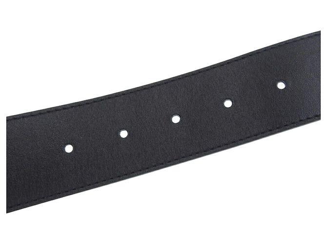 Louis Vuitton LV Optic Reversible Belt Black Dark grey - view 5
