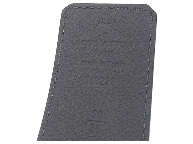 Louis Vuitton LV Optic Reversible Belt Black Dark grey - view 8
