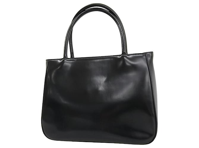 Borsa Triangle SPAZZOLATO in pelle nera di Prada Nero - vista 2