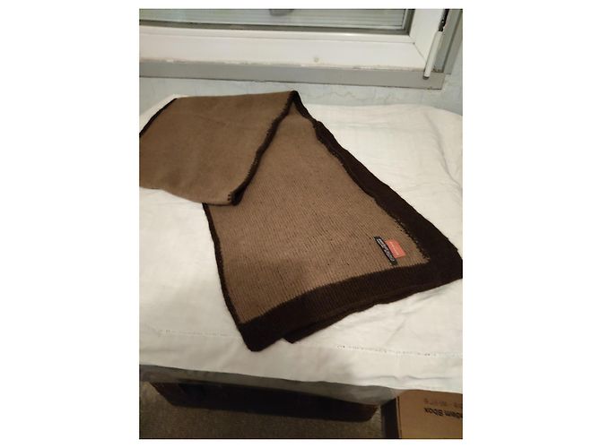 Sciarpa reversibile Cyrillus in baby alpaca marrone Marrone chiaro Marrone scuro - vista 7