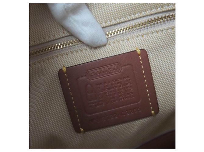 Borsa in pelle Ergo COACH C2265 Marrone - vista 8
