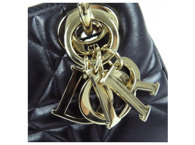 Borsa mini Cannage Lady Christian Dior Nero - vista 10