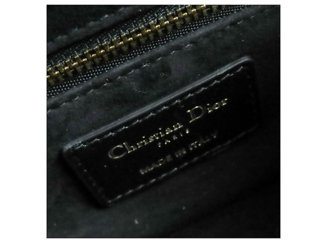 Borsa mini Cannage Lady Christian Dior Nero - vista 12